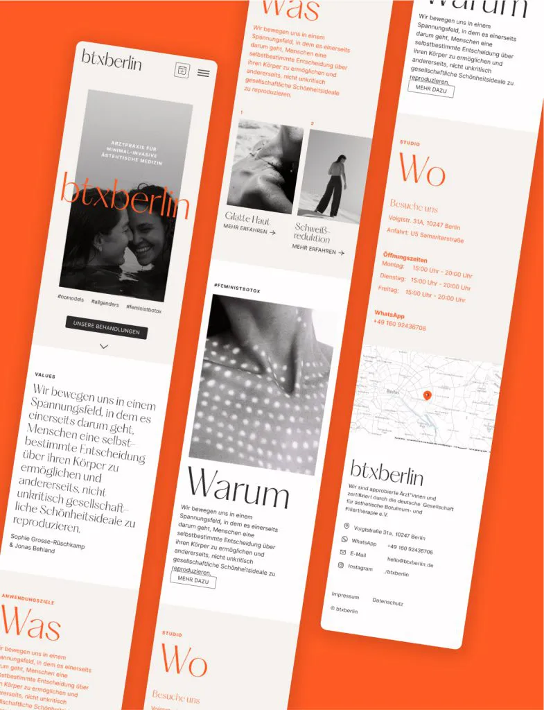 Typography graphic reading Strukturell vs. Individuell with an orange arrow.